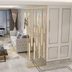 Laser Cut Stainless Steel Partition Wall Decorative PVD Coating for sale