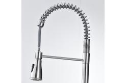 China 360 Degree Swiveling Spring Coil Kitchen Faucet CUPC Ceramic Cartridge Water Tap supplier