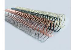 China 4:1 Pitch 22.2mm Spiral Coil Binding Supplies For Premium Textbooks supplier