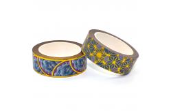 China Custom Printed Ins Style Gold Foil Washi Tape Set Personalizada supplier