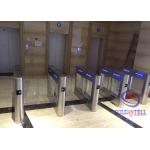 High Class Swing Barrier Gate Two Way Lanes Automatic Card Swipe For Amusement Park for sale