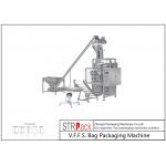 Automatic Vertical Form Powder And Filling Packing Machine For Pharmacy / Flour Powders for sale