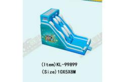 China Clown Inflatable Slide With Elephant Theme For Children Fun Park supplier