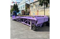China Purple Portable Truck Dock Ramps 20000kg Temporary Loading Dock supplier