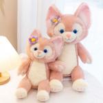 Custom 100% Polyester Plush Fox Toy With PP Cotton Filler for sale