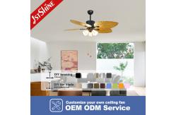 China Silent Motor Remote Control Classic Ceiling Fans With Light Five Blades supplier