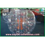 Wrecking Ball Inflatable Game Adult 1.5m DIA Inflatable Zorb Ball , Transparent Human Bubble Soccer TPU / PVC for sale