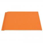 Orange Color Pu Foam Sandwich Panel Brick Pattern Wall Cladding Decorative Metal Siding for sale