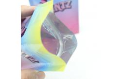 China 110 Mircon CPP Stand Up Zipper Pouch 28g Gummy Weed Cookie Gelato Leaf supplier