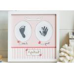 Non Toxic Baby Ink Hand And Footprint Kit SGS En 71 Passed Photo Frame Kit for sale