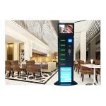 Remote Advertising Handphone Charging Station , Wireless Phone Charging Station Touch Screen for sale