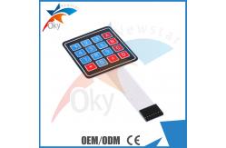 China 4 X 4 Matrix Keypad Membrane Switch Control Panel Electronic Components supplier