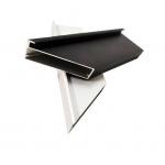 Thickness 0.8-1.5mm Aluminium Door Profiles For Furniture Golden / Black Cabinet Door Frame for sale