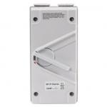 UKF Waterproof Distribution Box Isolating Disconnector Switch IP65 4P 20A 250V