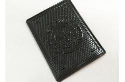 China Custom Personalized embossed Logo Jeans Genuine Leather Patch/Leather Label For Garment supplier