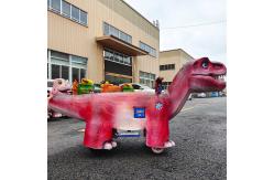 China Kiddie Dinosaur Electric Scooter Remote Control Realistic Dinosaur Animatronic supplier