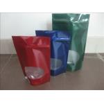 Recyclable Aluminum Foil Pouch Packaging Laminated Stand Up Matt Mylar Pouch with Window
