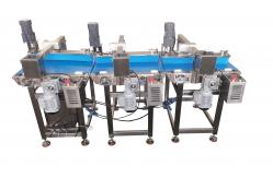 China 3 Row Protein Bar Making Machine , Automated Protein Bar Extruder Machine 0.8kw supplier