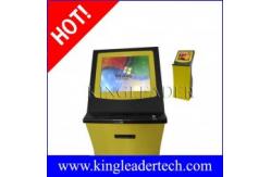 China Ticket vending kiosks thermal printer and finger print reader   custom kiosk design supplier