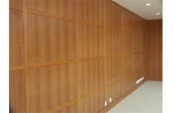China Customized Church Perforated Wood Acoustic Panels Wall Cladding Panels supplier