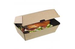 China Wholesale customized hamburger hot dog packaging box eco-friendly and biodegradable packaging box supplier