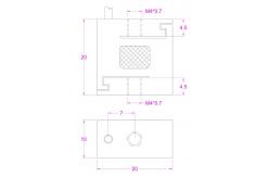 China M4 Threaded Miniature Tension Compression Load Cell 100N 200N 500N 1kN 1.5kN supplier