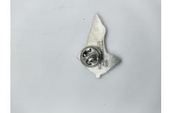 China Green Enamel Leaf Metal Brooch Pin 	Offset Printing  Laser Engraving supplier