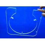 Customized OEM Clear Quartz Tray For Photovoltaic Semiconductor for sale