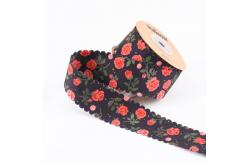 China 2.5cm-4cm Polyester Ribbon Double Face Weave Edge Packing Ribbon supplier