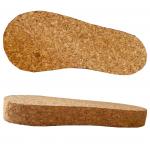 Tearproof Natural Cork Sole Wedges Insoles Flexible Lightweight 5000pcs for sale