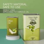 Leak Proof Storage Olive Oil Tin / Tin Can Customed Color Metal Can With 1-20L Capacity for sale