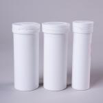 PP Base Material Multivitamin Vitamin C Private Label Effervescent Tablet Cube Bottle for sale