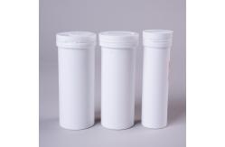China PP Base Material Multivitamin Vitamin C Private Label Effervescent Tablet Cube Bottle supplier
