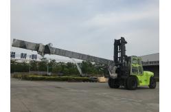 China 10 Ton Glass Lifting Diesel Engine Forklift Truck Extension Skewer supplier