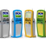 All In One Card Dispenser Self Checkout Kiosk IR / SAW / Capacitive Touch Screen for sale