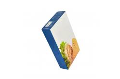 China Custom Printing Foldable Food Grade Art Paper Frozen Burger & Food Storage Box supplier