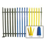 Steel Palisade Wire Mesh Fence Panels High Security Powder Coated Surface for sale