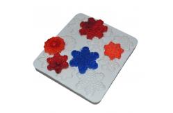 China Silicone Cake Fondant Silicone Moulds Food Grade Handmade Diy Snowflake Shape supplier