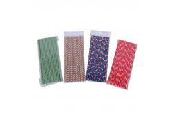 China Custom Waterproof Biodegradable Kraft Paper Drinking Straws supplier