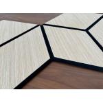 Noiseproof Hexagon Acoustic Wall Panel PET Slat Acoustic Panels Customized for sale