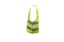 China 100% Polyester 180GSM Lattice High Visibility Workwear Fluorescent Safety Vest supplier