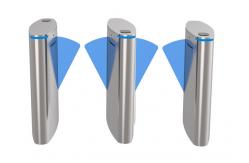 China 0.2 Second Flap Barrier Gate DC24V Automatic Reset Anti Clipping supplier