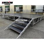 Easy Install Podium Aluminum Stage Platforms Dancing Lighting Booth Truss for sale