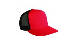 China Black And White Foam Plain 5 Panel Trucker Cap Nylon Material Lightweight supplier