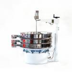 SUS304  Fine Powder Brush Vibrating Screen Rotary Sieve For Sulfur Powder for sale