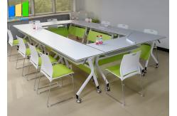 China Office Furniture Partitions Folding Desk Foldable Training Table Computer Foldable Training Table supplier
