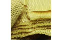 China Lightweight Kevlar Fire Resistant Fabric Yellow High Strength Textile supplier