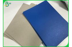 China White / Black Lined Cardboard 1mm 2mm Grey Backing Board Sheet 70 * 100cm supplier