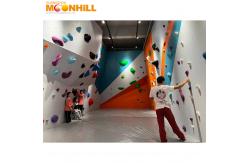 China Mobile Kids Climbing Wall Artificial Children Automatic Belay Climbing Wall supplier