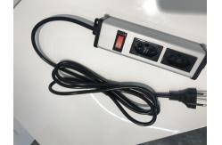 China 2 Way Brazil Multi Socket Extension Cord With Switch supplier